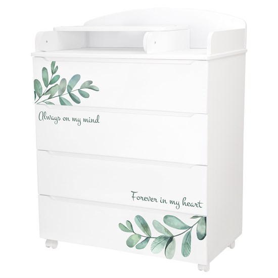 INDIGO Комод Green Line 800/4 ЛДСП, МДФ - фото 48363