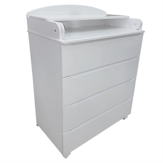 INDIGO Комод Style 800/4 МДФ с широким пеленальным столиком