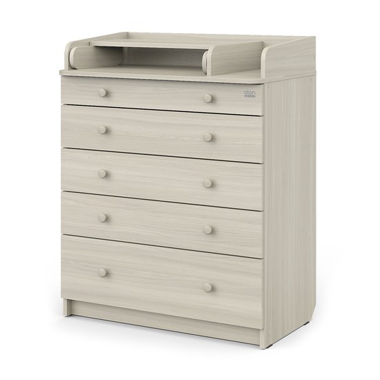 АТОН Комод LEO 800/5 ЛДСП с органайзером - фото 48392