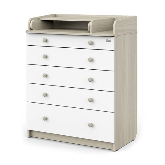 АТОН Комод LEO 800/5 ЛДСП с органайзером - фото 48393