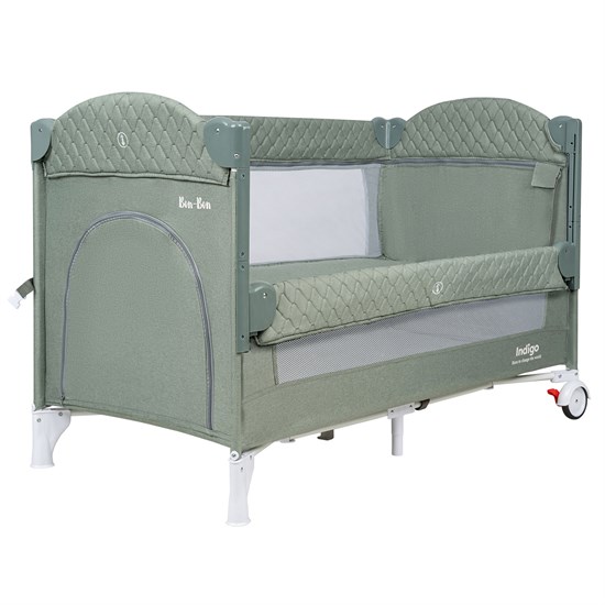 INDIGO Кровать-манеж BON-BON (2 уровня)