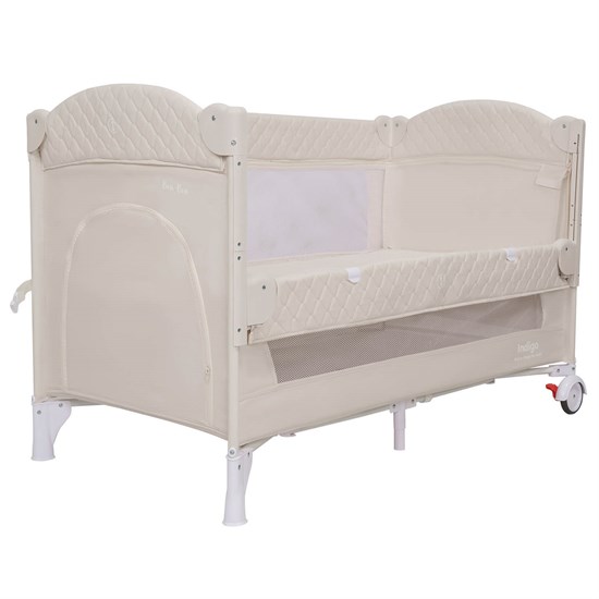 INDIGO Кровать-манеж BON-BON (2 уровня) - фото 48437