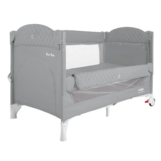 INDIGO Кровать-манеж BON-BON (2 уровня) - фото 48438