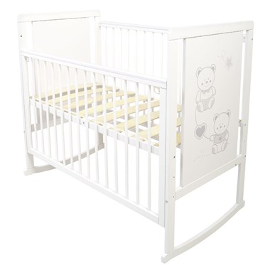 INDIGO Кровать Happy Friends колесо-качалка