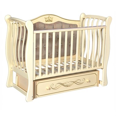 АНТЕЛ Кровать LUIZA-333 с мягкой вставкой, маятник