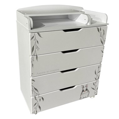 INDIGO Комод Baby Line 800/4 ЛДСП, МДФ