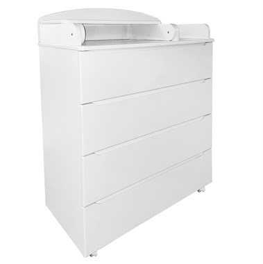 INDIGO Комод Style 800/4 МДФ с узким пеленальным столиком